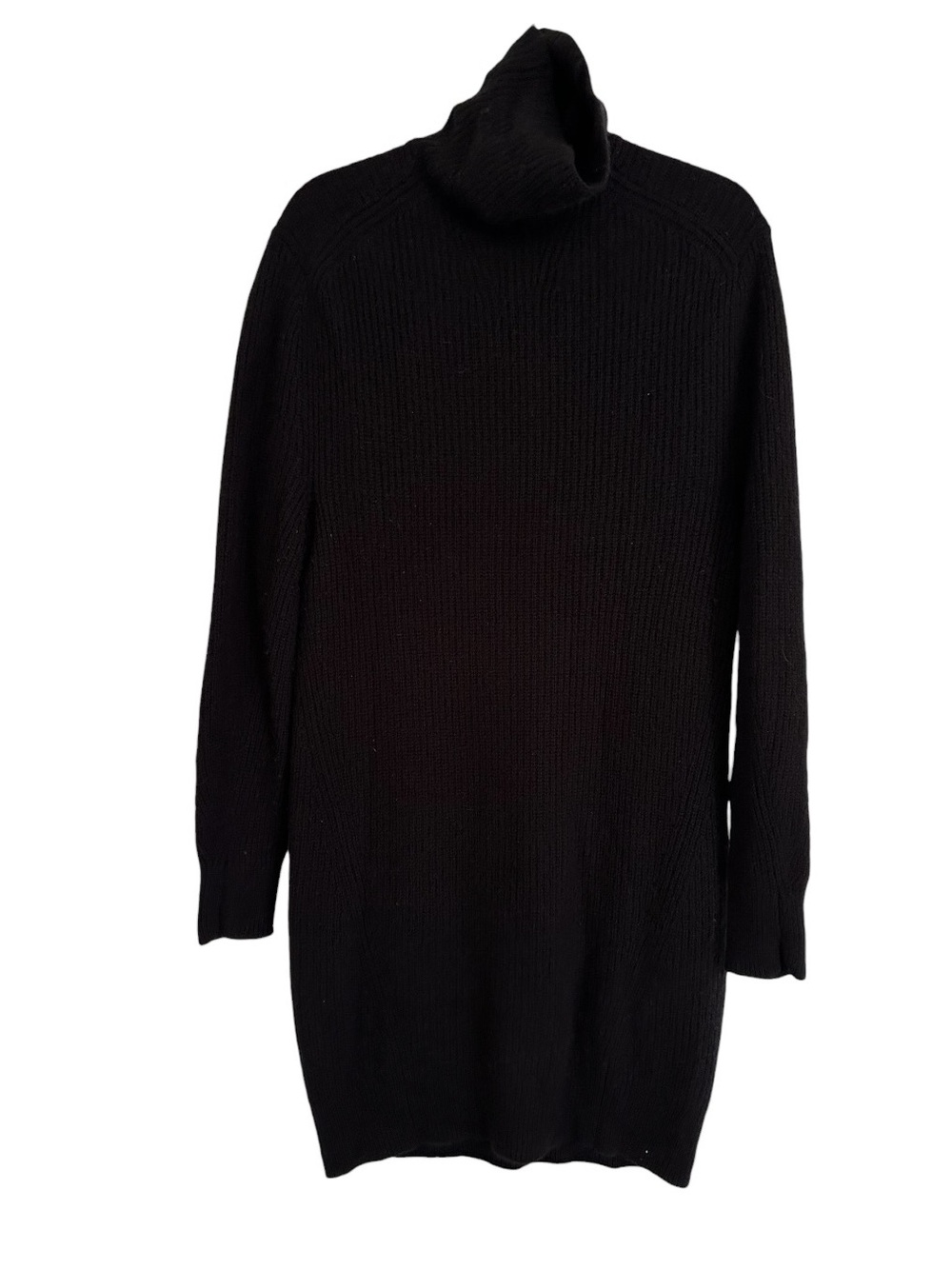 rag & bone Black Cashmere Turtleneck Sweater Dress